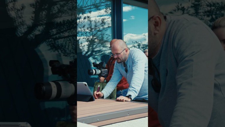 Commercial for sunglasses – behind the scenes