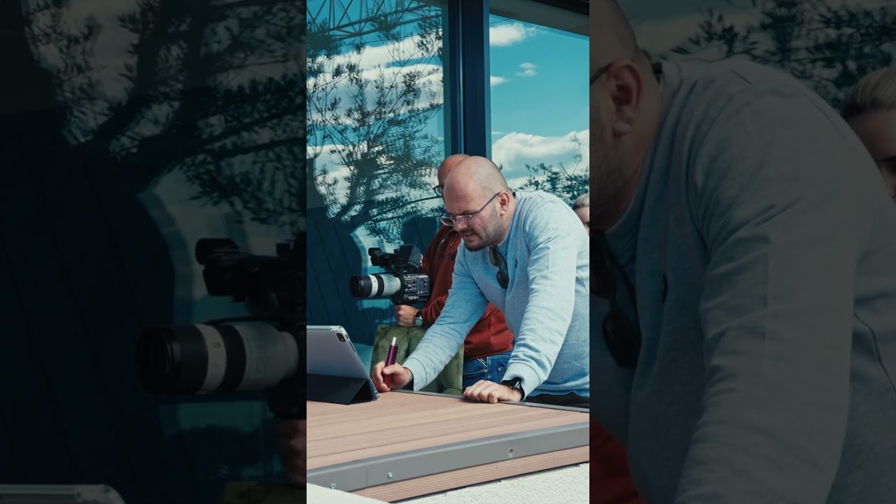 Commercial for sunglasses – behind the scenes